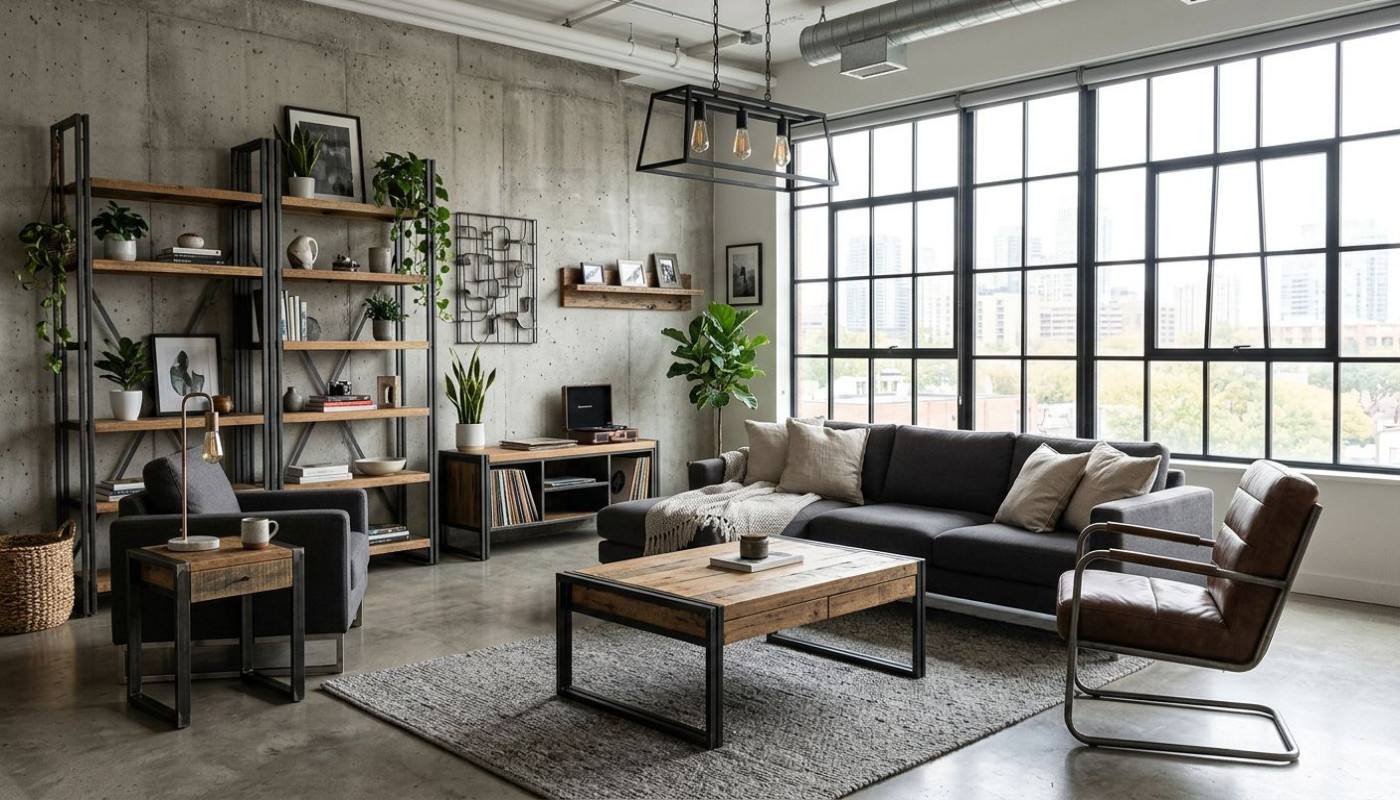 Comment intégrer le mobilier industriel dans un intérieur moderne ?
